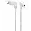 კაბელი GMB Power cord (C7) with angled connectors, VDE approved, 2.5 m, white (PC-184L-VDE-2.5M-W) - TechMall.geკაბელი GMB Power cord (C7) with angled connectors, VDE approved, 2.5 m, white (PC-184L-VDE-2.5M-W) - TechMall.ge ,კაბელი GMB Power cord (C7) with angled connectors, VDE approved, 2.5 m, white (PC-184L-VDE-2.5M-W) - TechMall.ge