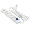 დამაგრძელებელი კაბელი 2E 5 ways socket,with children protection and switch.H05VV-F 3G*1.0mm, 3m, White body,blue switch - TechMall.geდამაგრძელებელი კაბელი 2E 5 ways socket,with children protection and switch.H05VV-F 3G*1.0mm, 3m, White body,blue switch - TechMall.ge ,დამაგრძელებელი კაბელი 2E 5 ways socket,with children protection and switch.H05VV-F 3G*1.0mm, 3m, White body,blue switch - TechMall.ge