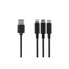 USB cable 2E USB 3 in 1 Micro / Lightning / Type C, 5V / 2.4A, Black, 1.2m - TechMall.geUSB cable 2E USB 3 in 1 Micro / Lightning / Type C, 5V / 2.4A, Black, 1.2m - TechMall.ge ,USB cable 2E USB 3 in 1 Micro / Lightning / Type C, 5V / 2.4A, Black, 1.2m - TechMall.ge