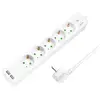 დენის დამაგრძელებელი Logilink LPS249U Socket Outlet 5-Way + Switch + 2xUSB-A 1.5m White - TechMall.geდენის დამაგრძელებელი Logilink LPS249U Socket Outlet 5-Way + Switch + 2xUSB-A 1.5m White - TechMall.ge ,დენის დამაგრძელებელი Logilink LPS249U Socket Outlet 5-Way + Switch + 2xUSB-A 1.5m White - TechMall.ge