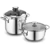 მულტისახარში ქვაბი Korkmaz A171 Alia 4 pcs. Pressure Cooker - TechMall.geმულტისახარში ქვაბი Korkmaz A171 Alia 4 pcs. Pressure Cooker - TechMall.ge ,მულტისახარში ქვაბი Korkmaz A171 Alia 4 pcs. Pressure Cooker - TechMall.ge