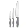 დანების ნაკრები Ardesto Knives Set Gemini Gourmet, 3pcs, stainless steel, plastic, grey - TechMall.geდანების ნაკრები Ardesto Knives Set Gemini Gourmet, 3pcs, stainless steel, plastic, grey - TechMall.ge ,დანების ნაკრები Ardesto Knives Set Gemini Gourmet, 3pcs, stainless steel, plastic, grey - TechMall.ge