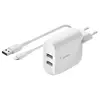 Belkin Wall Charger 24W USB-A, 1M PVC A-LTG, white - TechMall.geBelkin Wall Charger 24W USB-A, 1M PVC A-LTG, white - TechMall.ge ,Belkin Wall Charger 24W USB-A, 1M PVC A-LTG, white - TechMall.ge