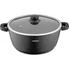 ქვაბი Ardesto Casserole with glass lid Gemini Anzio, 6.4l, aluminium, black - TechMall.geქვაბი Ardesto Casserole with glass lid Gemini Anzio, 6.4l, aluminium, black - TechMall.ge ,ქვაბი Ardesto Casserole with glass lid Gemini Anzio, 6.4l, aluminium, black - TechMall.ge