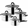 ქვაბების ნაკრები Ardesto Cookware set  Gemini Monza with drain, 8 pcs., Handles with gray silicone, stainless steel - TechMall.geქვაბების ნაკრები Ardesto Cookware set  Gemini Monza with drain, 8 pcs., Handles with gray silicone, stainless steel - TechMall.ge ,ქვაბების ნაკრები Ardesto Cookware set  Gemini Monza with drain, 8 pcs., Handles with gray silicone, stainless steel - TechMall.ge