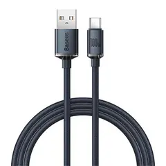 კაბელი Baseus Crystal Shine Series Fast Charging Data Cable USB to Type-C 100W 1.2m CAJY000401 - TechMall.geკაბელი Baseus Crystal Shine Series Fast Charging Data Cable USB to Type-C 100W 1.2m CAJY000401 - TechMall.ge ,კაბელი Baseus Crystal Shine Series Fast Charging Data Cable USB to Type-C 100W 1.2m CAJY000401 - TechMall.ge