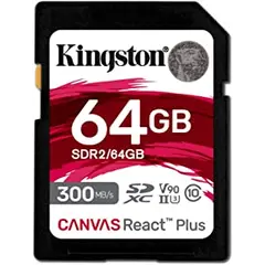 მეხსიერების ბარათი kingston Canvas React Plus SDR2/64GB - TechMall.geმეხსიერების ბარათი kingston Canvas React Plus SDR2/64GB - TechMall.ge ,მეხსიერების ბარათი kingston Canvas React Plus SDR2/64GB - TechMall.ge