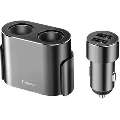 მანქანის დამტენი Baseus High Efficiency One To Two Cigarette Lighter CRDYQ-01 - TechMall.geმანქანის დამტენი Baseus High Efficiency One To Two Cigarette Lighter CRDYQ-01 - TechMall.ge ,მანქანის დამტენი Baseus High Efficiency One To Two Cigarette Lighter CRDYQ-01 - TechMall.ge