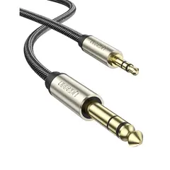 აუდიო კაბელი UGREEN (10630) 3.5mm to 6.35mm TRS Stereo Audio Cable 5m (Gray) - TechMall.geაუდიო კაბელი UGREEN (10630) 3.5mm to 6.35mm TRS Stereo Audio Cable 5m (Gray) - TechMall.ge ,აუდიო კაბელი UGREEN (10630) 3.5mm to 6.35mm TRS Stereo Audio Cable 5m (Gray) - TechMall.ge