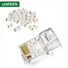 კონექტორი UGREEN (50246) NW110 RJ45 Network Connector for UTP Cat5 100pcs - TechMall.geკონექტორი UGREEN (50246) NW110 RJ45 Network Connector for UTP Cat5 100pcs - TechMall.ge ,კონექტორი UGREEN (50246) NW110 RJ45 Network Connector for UTP Cat5 100pcs - TechMall.ge