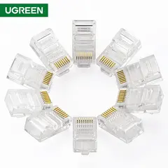 ქსელის კაბელის კონექტორი UGREEN NW110 (20329) RJ45 Network Connector for UTP Cat 5, Cat 5e 10pcs - TechMall.geქსელის კაბელის კონექტორი UGREEN NW110 (20329) RJ45 Network Connector for UTP Cat 5, Cat 5e 10pcs - TechMall.ge ,ქსელის კაბელის კონექტორი UGREEN NW110 (20329) RJ45 Network Connector for UTP Cat 5, Cat 5e 10pcs - TechMall.ge