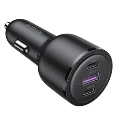 მანქანის დამტენი UGREEN CD239 (20467), 69W, USB, 2xUSB-C, Type-c Black - TechMall.geმანქანის დამტენი UGREEN CD239 (20467), 69W, USB, 2xUSB-C, Type-c Black - TechMall.ge ,მანქანის დამტენი UGREEN CD239 (20467), 69W, USB, 2xUSB-C, Type-c Black - TechMall.ge