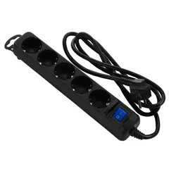 დენის დამაგრძელებელი 2E Power strip 5XSchuko with switch, 3G*1.5мм, 1.5m, black - TechMall.geდენის დამაგრძელებელი 2E Power strip 5XSchuko with switch, 3G*1.5мм, 1.5m, black - TechMall.ge ,დენის დამაგრძელებელი 2E Power strip 5XSchuko with switch, 3G*1.5мм, 1.5m, black - TechMall.ge