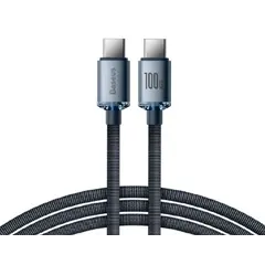კაბელი Baseus Crystal Shine Series Fast Charging Data Cable Type-C to Type-C 100W 1.2m CAJY000601 - TechMall.geკაბელი Baseus Crystal Shine Series Fast Charging Data Cable Type-C to Type-C 100W 1.2m CAJY000601 - TechMall.ge ,კაბელი Baseus Crystal Shine Series Fast Charging Data Cable Type-C to Type-C 100W 1.2m CAJY000601 - TechMall.ge