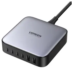დამტენი UGREEN CD271 (40914), 200W, 4xUSB-C, Type-c, 2xUSB, Space Gray - TechMall.geდამტენი UGREEN CD271 (40914), 200W, 4xUSB-C, Type-c, 2xUSB, Space Gray - TechMall.ge ,დამტენი UGREEN CD271 (40914), 200W, 4xUSB-C, Type-c, 2xUSB, Space Gray - TechMall.ge