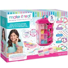 მძივების ნაკრები Make It Real 5 in 1 Activity Tower - (Carousel) - TechMall.geმძივების ნაკრები Make It Real 5 in 1 Activity Tower - (Carousel) - TechMall.ge ,მძივების ნაკრები Make It Real 5 in 1 Activity Tower - (Carousel) - TechMall.ge