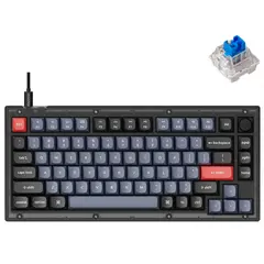 კლავიატურა Keychron V1 68 Key QMK Keychron K PRO Blue Hot-Swap RGB Knob Frosted Black - TechMall.geკლავიატურა Keychron V1 68 Key QMK Keychron K PRO Blue Hot-Swap RGB Knob Frosted Black - TechMall.ge ,კლავიატურა Keychron V1 68 Key QMK Keychron K PRO Blue Hot-Swap RGB Knob Frosted Black - TechMall.ge