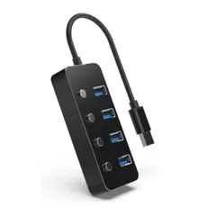 USB ჰაბი Gembird UHB-U3P4P-01 USB3.1 powered 4-port hub with switches Black - TechMall.geUSB ჰაბი Gembird UHB-U3P4P-01 USB3.1 powered 4-port hub with switches Black - TechMall.ge ,USB ჰაბი Gembird UHB-U3P4P-01 USB3.1 powered 4-port hub with switches Black - TechMall.ge