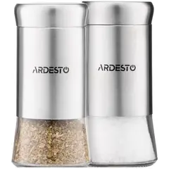 სამარილე და საპილპილე Ardesto Spices Shakers Set Gemini, 2 pcs, stainless steel, glass - TechMall.geსამარილე და საპილპილე Ardesto Spices Shakers Set Gemini, 2 pcs, stainless steel, glass - TechMall.ge ,სამარილე და საპილპილე Ardesto Spices Shakers Set Gemini, 2 pcs, stainless steel, glass - TechMall.ge