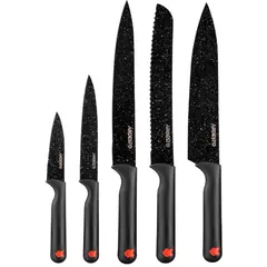 დანების ნაკრები Ardesto Black Mars Knives Set 5 pcs, black, stainless steel, plastic - TechMall.geდანების ნაკრები Ardesto Black Mars Knives Set 5 pcs, black, stainless steel, plastic - TechMall.ge ,დანების ნაკრები Ardesto Black Mars Knives Set 5 pcs, black, stainless steel, plastic - TechMall.ge