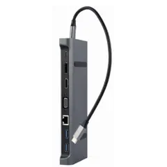 ადაპტერი Gembird A-CM-COMBO9-02 USB Type-C 9-in-1 multi-port adapter - TechMall.geადაპტერი Gembird A-CM-COMBO9-02 USB Type-C 9-in-1 multi-port adapter - TechMall.ge ,ადაპტერი Gembird A-CM-COMBO9-02 USB Type-C 9-in-1 multi-port adapter - TechMall.ge