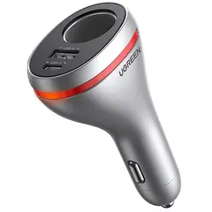 მანქანის დამტენი UGREEN CD204 (60712), 84W, USB, Type C, Grey - TechMall.geმანქანის დამტენი UGREEN CD204 (60712), 84W, USB, Type C, Grey - TechMall.ge ,მანქანის დამტენი UGREEN CD204 (60712), 84W, USB, Type C, Grey - TechMall.ge