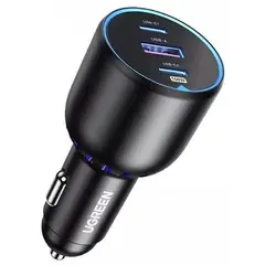 მანქანის დამტენი UGREEN CD293 (90413), 130W, USB, 2xUSB-C, Black - TechMall.geმანქანის დამტენი UGREEN CD293 (90413), 130W, USB, 2xUSB-C, Black - TechMall.ge ,მანქანის დამტენი UGREEN CD293 (90413), 130W, USB, 2xUSB-C, Black - TechMall.ge