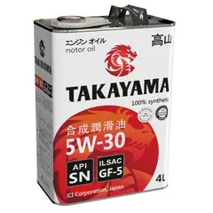 ზეთი TAKAYAMA 5W30 ILSAC GF-5 /SN 4L - TechMall.geზეთი TAKAYAMA 5W30 ILSAC GF-5 /SN 4L - TechMall.ge ,ზეთი TAKAYAMA 5W30 ILSAC GF-5 /SN 4L - TechMall.ge