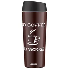 თერმოსი Ardesto Travel mug Coffee Time, 450ml, stainless steel, brown - TechMall.geთერმოსი Ardesto Travel mug Coffee Time, 450ml, stainless steel, brown - TechMall.ge ,თერმოსი Ardesto Travel mug Coffee Time, 450ml, stainless steel, brown - TechMall.ge