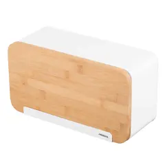 საპურე Ardesto Bread bin Midori 33х13х18cm, metal, bamboo, white - TechMall.geსაპურე Ardesto Bread bin Midori 33х13х18cm, metal, bamboo, white - TechMall.ge ,საპურე Ardesto Bread bin Midori 33х13х18cm, metal, bamboo, white - TechMall.ge