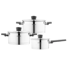 ქვაბების ნაკრები Ardesto Cookware set Gemini Trento, 6pcs, stainless steel - TechMall.geქვაბების ნაკრები Ardesto Cookware set Gemini Trento, 6pcs, stainless steel - TechMall.ge ,ქვაბების ნაკრები Ardesto Cookware set Gemini Trento, 6pcs, stainless steel - TechMall.ge