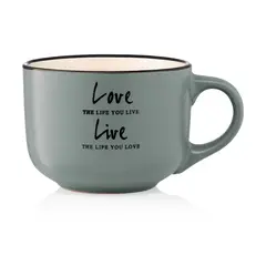 კერამიკის ჭიქა Ardesto Mug Way of life, 550ml,  ceramics, blue - TechMall.geკერამიკის ჭიქა Ardesto Mug Way of life, 550ml,  ceramics, blue - TechMall.ge ,კერამიკის ჭიქა Ardesto Mug Way of life, 550ml,  ceramics, blue - TechMall.ge