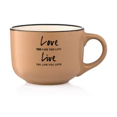 კერამიკის ჭიქა Ardesto Mug Way of life, 550ml, ceramics, light brown - TechMall.geკერამიკის ჭიქა Ardesto Mug Way of life, 550ml, ceramics, light brown - TechMall.ge ,კერამიკის ჭიქა Ardesto Mug Way of life, 550ml, ceramics, light brown - TechMall.ge