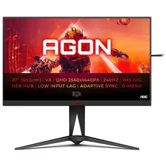 მონიტორი AOC AG275QZN/EU AGON, 27", Monitor, QHD, VA, HDMI, USB, DP, Black/Red - TechMall.geმონიტორი AOC AG275QZN/EU AGON, 27", Monitor, QHD, VA, HDMI, USB, DP, Black/Red - TechMall.ge ,მონიტორი AOC AG275QZN/EU AGON, 27", Monitor, QHD, VA, HDMI, USB, DP, Black/Red - TechMall.ge