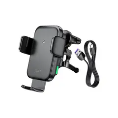 ავტომობილის უსადენო დამტენი Hoco HW10 Jenny Three-Axis linkage Wireless Fast Charging Car Holder (air outlet) Black - TechMall.geავტომობილის უსადენო დამტენი Hoco HW10 Jenny Three-Axis linkage Wireless Fast Charging Car Holder (air outlet) Black - TechMall.ge ,ავტომობილის უსადენო დამტენი Hoco HW10 Jenny Three-Axis linkage Wireless Fast Charging Car Holder (air outlet) Black - TechMall.ge