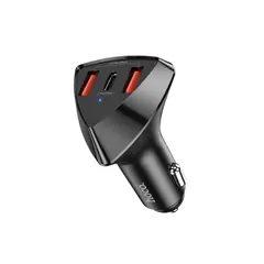ავტომობილის დამტენი Hoco DZ10 49.5W Avatar 3-port USB+Type-C PD QC3.0 Car Charger - black - TechMall.geავტომობილის დამტენი Hoco DZ10 49.5W Avatar 3-port USB+Type-C PD QC3.0 Car Charger - black - TechMall.ge ,ავტომობილის დამტენი Hoco DZ10 49.5W Avatar 3-port USB+Type-C PD QC3.0 Car Charger - black - TechMall.ge