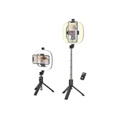 მობილურის სამაგრი Hoco LV03 Plus Showfull fill light live broadcast holder black - TechMall.geმობილურის სამაგრი Hoco LV03 Plus Showfull fill light live broadcast holder black - TechMall.ge ,მობილურის სამაგრი Hoco LV03 Plus Showfull fill light live broadcast holder black - TechMall.ge