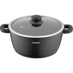 ქვაბი Ardesto Casserole with glass lid Gemini Anzio, 4.4l, aluminium, black - TechMall.geქვაბი Ardesto Casserole with glass lid Gemini Anzio, 4.4l, aluminium, black - TechMall.ge ,ქვაბი Ardesto Casserole with glass lid Gemini Anzio, 4.4l, aluminium, black - TechMall.ge