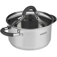 ქვაბი Ardesto Casserole with glass lid Gemini Salerno, 1.2l, stainless steel, silicone - TechMall.geქვაბი Ardesto Casserole with glass lid Gemini Salerno, 1.2l, stainless steel, silicone - TechMall.ge ,ქვაბი Ardesto Casserole with glass lid Gemini Salerno, 1.2l, stainless steel, silicone - TechMall.ge