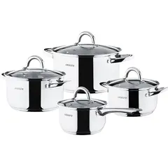 ქვაბების ნაკრები Ardesto Gemini Gourmet, 8 pcs, stainless steel - TechMall.geქვაბების ნაკრები Ardesto Gemini Gourmet, 8 pcs, stainless steel - TechMall.ge ,ქვაბების ნაკრები Ardesto Gemini Gourmet, 8 pcs, stainless steel - TechMall.ge