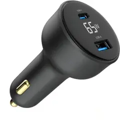 მანქანის დამტენი Gembird TA-UC-AC2PD65LCD-CAR-01 2-port USB Car Fast Charger USB-C PD LCD 65W Black - TechMall.geმანქანის დამტენი Gembird TA-UC-AC2PD65LCD-CAR-01 2-port USB Car Fast Charger USB-C PD LCD 65W Black - TechMall.ge ,მანქანის დამტენი Gembird TA-UC-AC2PD65LCD-CAR-01 2-port USB Car Fast Charger USB-C PD LCD 65W Black - TechMall.ge