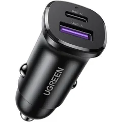 მანქანის დამტენი UGREEN 25845, 30W, USB, Type-C, USB-C, Black - TechMall.geმანქანის დამტენი UGREEN 25845, 30W, USB, Type-C, USB-C, Black - TechMall.ge ,მანქანის დამტენი UGREEN 25845, 30W, USB, Type-C, USB-C, Black - TechMall.ge