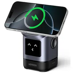 უსადენო დამტენი UGREEN Uno W709 (45775) Qi2, 15W, 2-in-1 Magnetic Wireless Charger, Black/Grey - TechMall.geუსადენო დამტენი UGREEN Uno W709 (45775) Qi2, 15W, 2-in-1 Magnetic Wireless Charger, Black/Grey - TechMall.ge ,უსადენო დამტენი UGREEN Uno W709 (45775) Qi2, 15W, 2-in-1 Magnetic Wireless Charger, Black/Grey - TechMall.ge