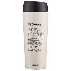 თერმოსი Ardesto AR2645WC Coffee Time Meowning, 450ml, Thermos, Beige - TechMall.geთერმოსი Ardesto AR2645WC Coffee Time Meowning, 450ml, Thermos, Beige - TechMall.ge ,თერმოსი Ardesto AR2645WC Coffee Time Meowning, 450ml, Thermos, Beige - TechMall.ge