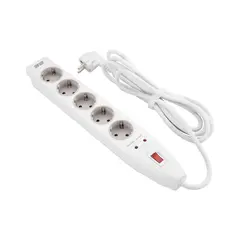 დენის გამანაწილებელი 2Е 2E-SP515M3WH, 5 Socket, 3m, Power Strip With Surge Protector, White - TechMall.geდენის გამანაწილებელი 2Е 2E-SP515M3WH, 5 Socket, 3m, Power Strip With Surge Protector, White - TechMall.ge ,დენის გამანაწილებელი 2Е 2E-SP515M3WH, 5 Socket, 3m, Power Strip With Surge Protector, White - TechMall.ge