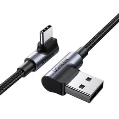 USB კაბელი UGREEN US176 (20857), 18W, USB-A to Type-C 90 Degree, 2m, Space Gray - TechMall.geUSB კაბელი UGREEN US176 (20857), 18W, USB-A to Type-C 90 Degree, 2m, Space Gray - TechMall.ge ,USB კაბელი UGREEN US176 (20857), 18W, USB-A to Type-C 90 Degree, 2m, Space Gray - TechMall.ge