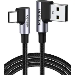 USB კაბელი UGREEN US176 (20855), 18W, USB-A to Type-C 90 Degree, 0.5m, Space Gray - TechMall.geUSB კაბელი UGREEN US176 (20855), 18W, USB-A to Type-C 90 Degree, 0.5m, Space Gray - TechMall.ge ,USB კაბელი UGREEN US176 (20855), 18W, USB-A to Type-C 90 Degree, 0.5m, Space Gray - TechMall.ge