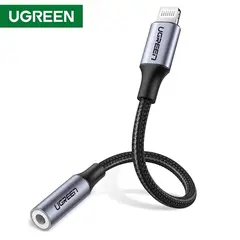 აუდიო ადაპტერი UGREEN 30756 Lightning M/F Round Cable Aluminum Shell with Braided 10cm (Black) - TechMall.geაუდიო ადაპტერი UGREEN 30756 Lightning M/F Round Cable Aluminum Shell with Braided 10cm (Black) - TechMall.ge ,აუდიო ადაპტერი UGREEN 30756 Lightning M/F Round Cable Aluminum Shell with Braided 10cm (Black) - TechMall.ge
