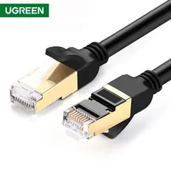 ქსელის კაბელი UGREEN NW107 (11229) Cat7 Patch Cord STP Ethernet Lan Cable 0.5m (Black) - TechMall.geქსელის კაბელი UGREEN NW107 (11229) Cat7 Patch Cord STP Ethernet Lan Cable 0.5m (Black) - TechMall.ge ,ქსელის კაბელი UGREEN NW107 (11229) Cat7 Patch Cord STP Ethernet Lan Cable 0.5m (Black) - TechMall.ge