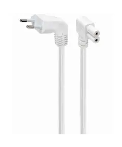 კაბელი GMB Power cord (C7) with angled connectors, VDE approved, 2.5 m, white (PC-184L-VDE-2.5M-W) - TechMall.geკაბელი GMB Power cord (C7) with angled connectors, VDE approved, 2.5 m, white (PC-184L-VDE-2.5M-W) - TechMall.ge ,კაბელი GMB Power cord (C7) with angled connectors, VDE approved, 2.5 m, white (PC-184L-VDE-2.5M-W) - TechMall.ge
